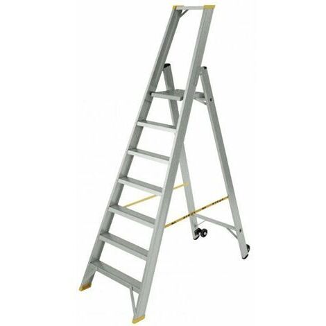 Stehleiter 4 Stufen - Maximale Arbeitshöhe 2.84m - 9304