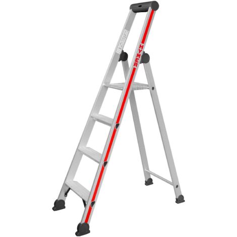Stehleiter 4 Stufen - Maximale Arbeitshöhe 2.88m - 4026/04