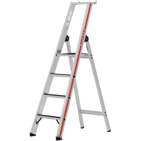 Stehleiter 4 Stufen - Maximale Arbeitshöhe 2.93m - 862604