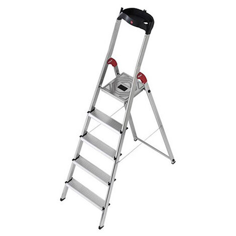 Stehleiter 5 Stufen - Maximale Arbeitshöhe 3.06m - 8505-001