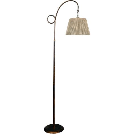WELLHOME Stehleuchte 162 cm. natur, Typ E 27 Max 60 W