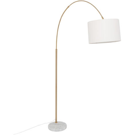 Stehleuchte Bogen Tilio goldfarben H195cm - Atmosphera créateur d'intérieur
