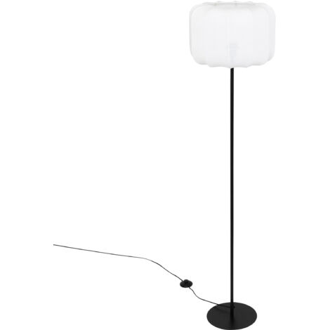 Stehleuchte TOBIE mit Baumwollschirm, Ø 37 × 150 cm