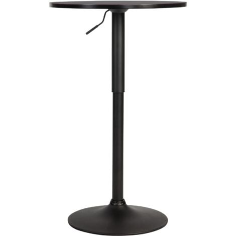 Stehtisch Lamoni schwarz/schwarz rund