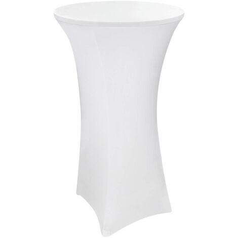 Stehtischhusse 70x120 cm weiß