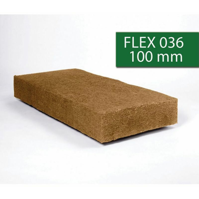 Flex 036 1220x575 panneaux isolants laine de bois 100mm R2.75 - paquet(s) de 2,81 m² - Steico