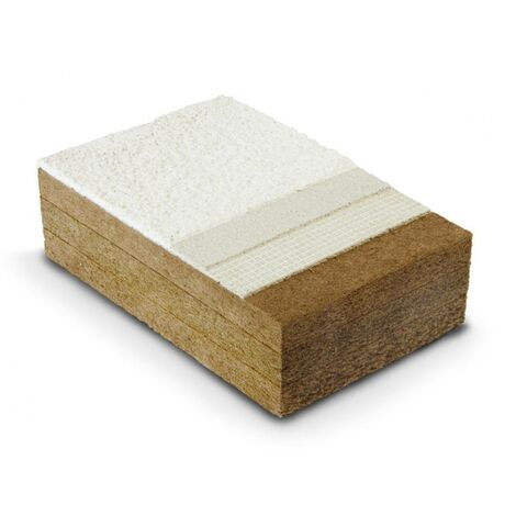 STEICO PROTECT : Panneau en fibre de bois pour façades et support d'enduit - 1325 x 600mm (R+L) - 60mm panneau(x) de 0.79 m² - 0