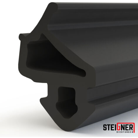 STEIGNER Fensterdichtung Gummidichtung Profildichtung aus TPE, 1m, SFD08