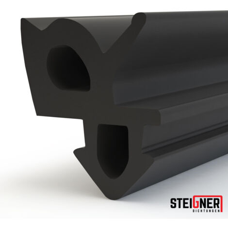 STEIGNER Fensterdichtung Gummidichtung Profildichtung aus TPE, 1m, SFD10