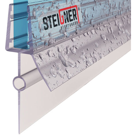 STEIGNER 70cm, vitre 5/ 6 mm, joint d'étanchéité PVC droit pour les cabines de douche réctangulaires, UK22-06