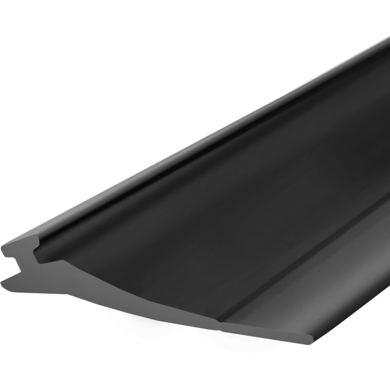 STEIGNER Joint d'Étanchéité pour Porte de Garage Noir, 52x2 mm, SBD03, 4 m