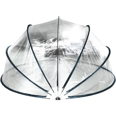 Steinbach Pooldach 440 x 220 cm Cabrio Dome  schwarz