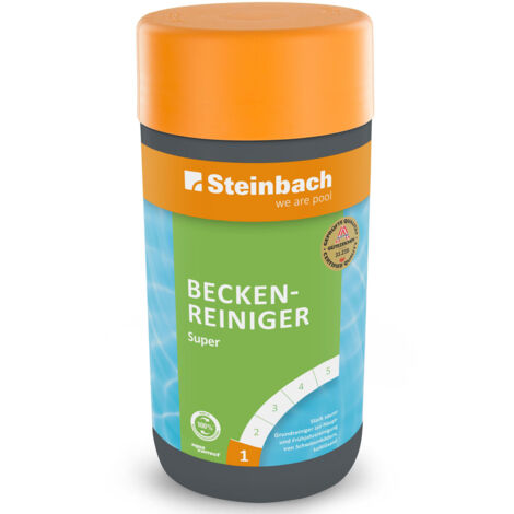 Steinbach Poolpflege Beckenreiniiger Super 1 L, Beckenreiniger flüssig Poolchemie