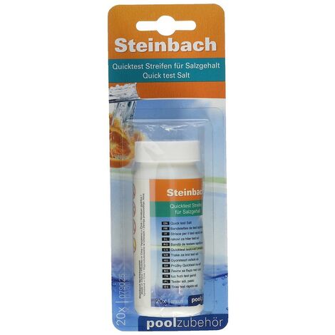 Steinbach Quicktest Streifen für Salzgehalt mehrfarbig Poolchemie