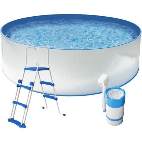 Steinbach Stahlwandpool New Splasher Secure Ø 350 x 90 cm Set