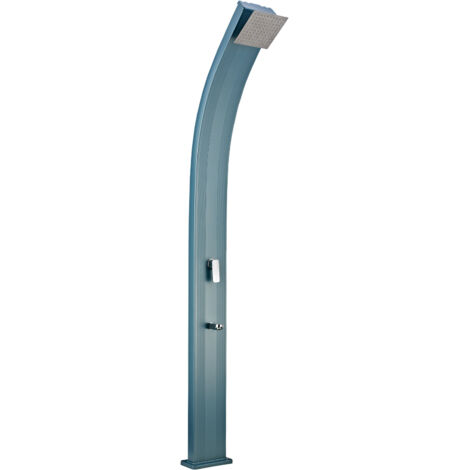Steinbach Swimming Pool Solardusche "Slim Line Deluxe", blau-silber