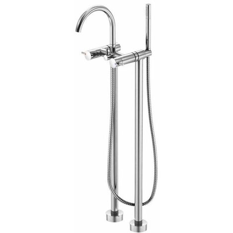 Steinberg 100 - Badewannenarmatur, Bodenmontage, Chrom 100 1162