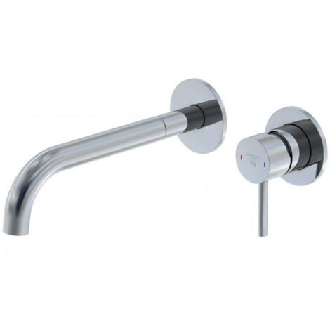 Steinberg 100 - Grifo empotrado de lavabo, instalación de 2 orificios, cromo 100 1824 3