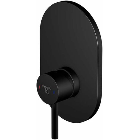 Steinberg 100 - Mitigeur de douche encastré, noir mat 100 2243 3 S