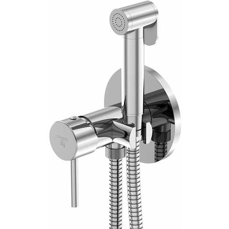 STEINBERG ARMATUREN Steinberg 100 - Robinet de bidet encastré, avec douchette, chrome 100 1350