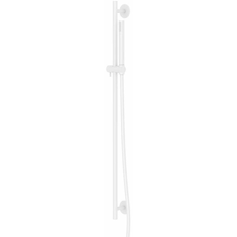 Steinberg 100 - Set de pommeau de douche, barre et flexible, blanc 100 1601 w