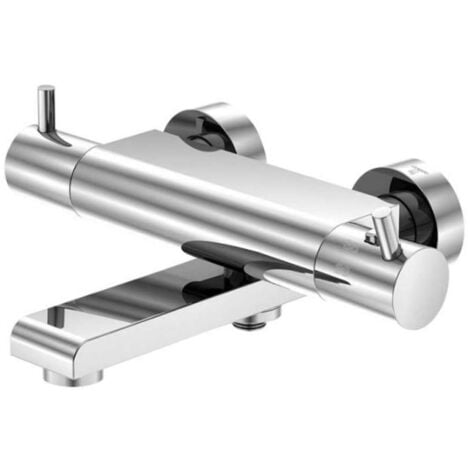 STEINBERG ARMATUREN Steinberg Serie 100 Wannenarmatur, Aufputzthermostat, schwenkbar,