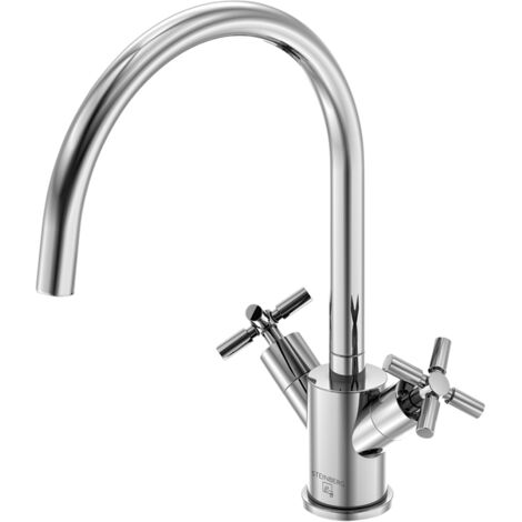 Steinberg 250 series grifo de cocina, bimando, giratorio,