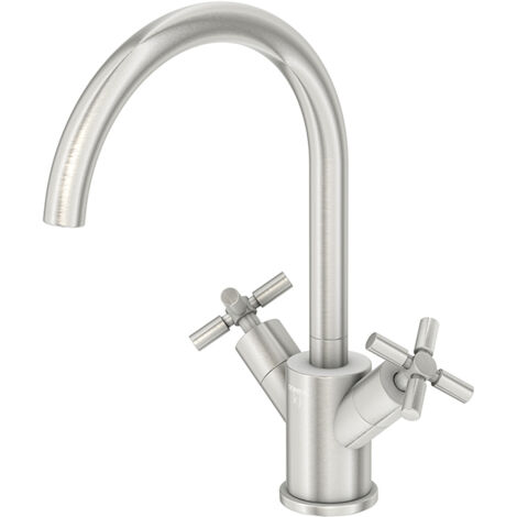 Steinberg 250 - Waschtischarmatur mit Ablauf, Nickel gebürstet 250 1500 BN