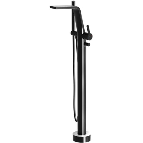 Steinberg 260 - Miscelatore a pavimento per vasca da bagno, nero 260 1162 S
