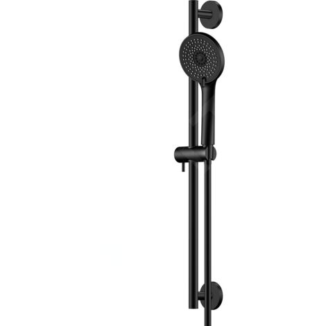 Steinberg 340 - Set pomme de douche, barre et flexible, 3 jets, noir 340 1601 S