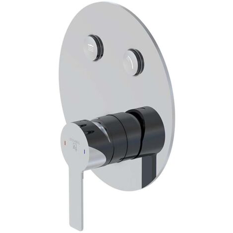Steinberg 390 - Grifo empotrado para 2 dispositivos, cromo 390 2321 3
