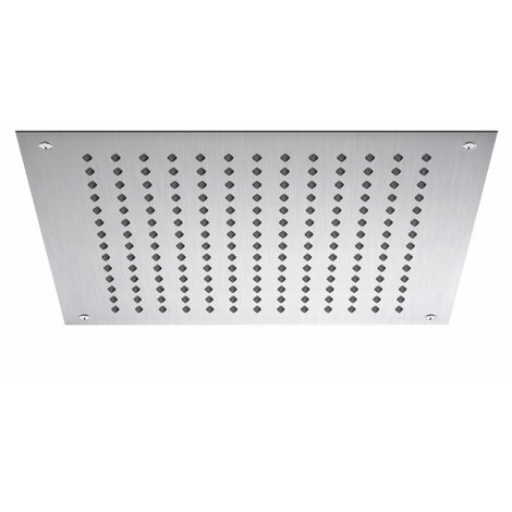 Steinberg 390 - Soffione doccia 55x55 cm, acciaio inox spazzolato 390 6513
