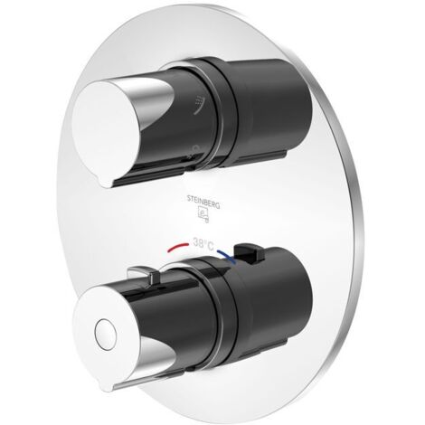 Steinberg Fertigmontageset für Unterputzthermostat 100 4123 1, chrom