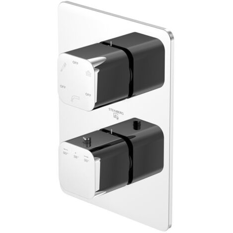 Steinberg Fertigmontageset für Unterputzthermostat 230 4123, chrom