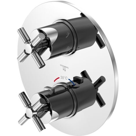 Steinberg Fertigmontageset für Unterputzthermostat 250 4123, chrom