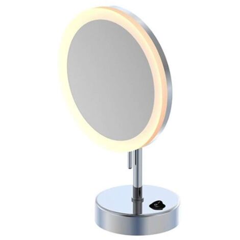 Steinberg LED Stand-Kosmetikspiegel 650 9300, chrom