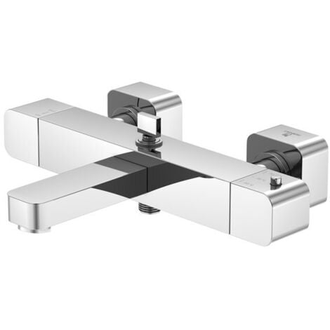 Steinberg Serie 230 Wannenarmatur, Aufputzthermostat, 2 Verbraucher, Ausladung 195mm, 2303100 - 2303100