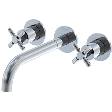 Steinberg Série 250 robinetterie de lavabo, set complet, 3 trous,