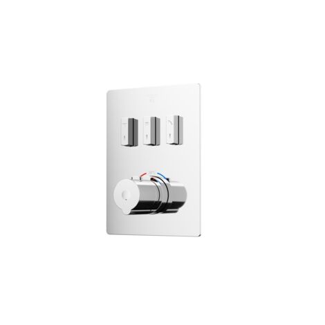 Steinberg Serie 390 Fertigmontageset, für Unterputzthermostat
