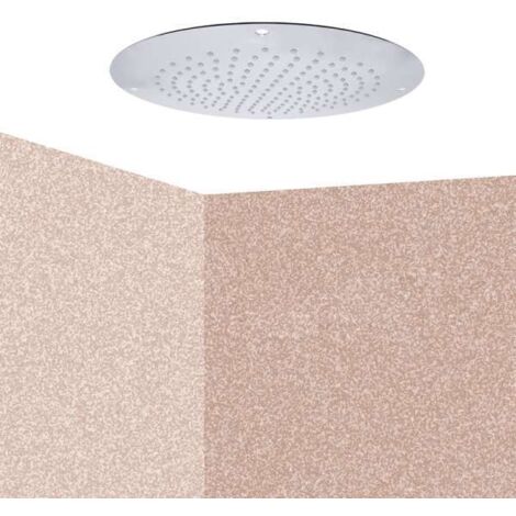 Steinberg Serie 390 Tropical rain Regenpaneel Durchmesser 500mm,für Deckeneinbau, edelstahl gebürste
