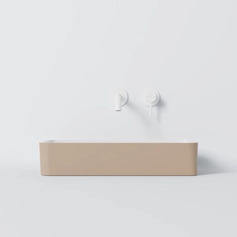 Steinberg Serie 440 lavabo sobre encimera, angular, sin