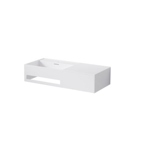 Steinberg Serie 443 Wand-Waschtisch, Auszug rechts,