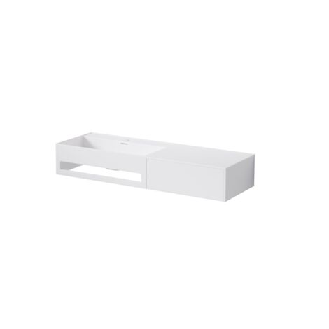 Steinberg Serie 443 Wand-Waschtisch, Auszug rechts,
