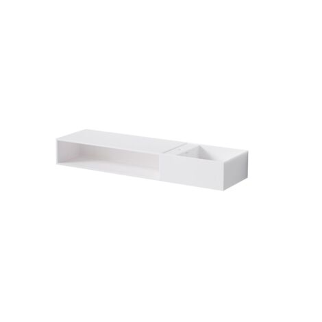 Steinberg Serie 443 Wand-Waschtisch, mit offenem Fach links,