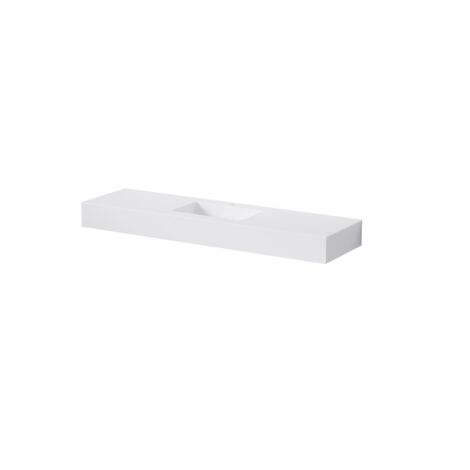 Steinberg Serie 444 Wand-Waschtisch, 1200x400x130mm,