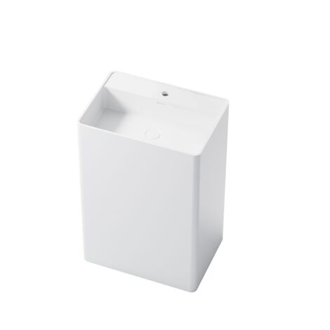 Steinberg Serie 445 Lavabo de pedestal, angular, 600x420x900mm,