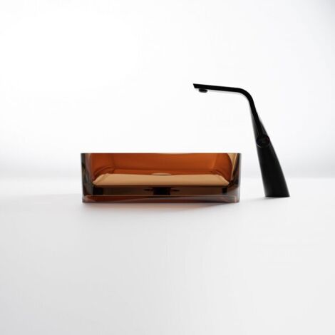 Steinberg Serie 489 lavabo sobre encimera, rectangular, de
