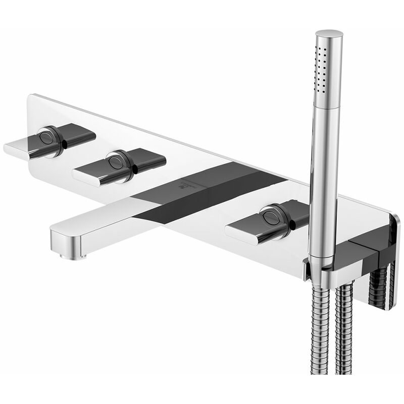 

Series 230 Mezclador de pared para bañera y ducha de 5 orificios - 2302692 - Steinberg