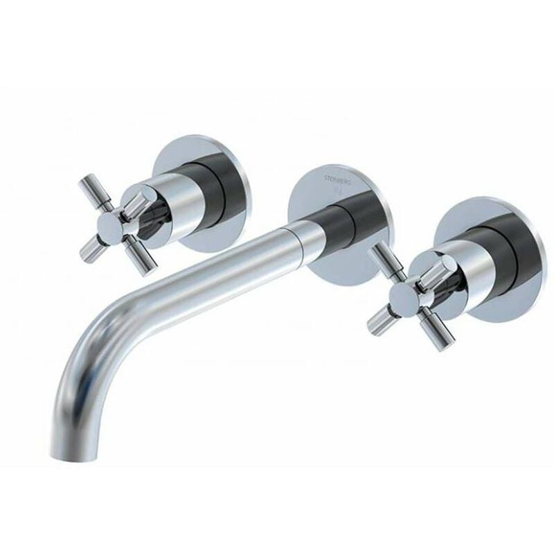 Steinberg 250 - Mitigeur de lavabo encastré, installation 3 trous, avec corps, chrome 250 1916
