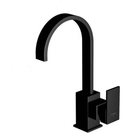 Steinberg Waschtisch-Einhebelmischer mit Ablaufgarnitur 135 1501 S, matt black